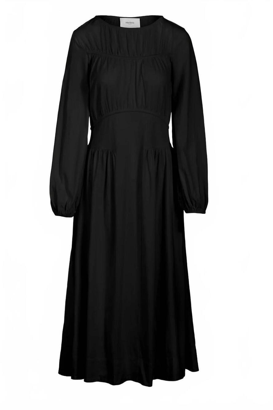 NEW MERLETTE women's nayeli midi dress in black